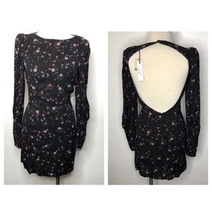 Olivaceous Gianna Open Back Floral Dress Sz Medium